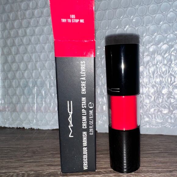 MAC VERSICOLOUR VARNISH Cream Lip Stain 105 TRY TO STOP ME